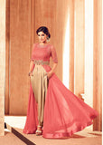 ZMS4501 PINK MAISHA MASKEEN WEDDING WEAR GOWN - Asian Party Wear