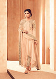 4503 PEACH MAISHA MASKEEN PARTY WEAR SUIT WITH PENCIL STYLE TROUSER - Asian Party Wear