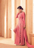 4505 RAPTURE ROSE PINK MAISHA MASKEEN FULLY EMBROIDERED PARTY WEAR DRESS - Asian Party Wear