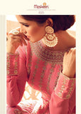 4505 RAPTURE ROSE PINK MAISHA MASKEEN FULLY EMBROIDERED PARTY WEAR DRESS - Asian Party Wear