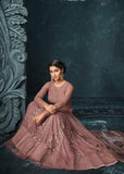 PINK INDIAN EVENING & WEDDING ANARKALI GOWN - Asian Party Wear