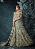 GREEN ASIAN & INDIAN WEDDING GOWN - Asian Party Wear