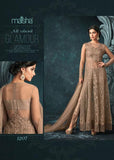 GOLD HEAVY EMBROIDERED INDIAN WEDDING DRESS - Asian Party Wear