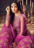 MZ4702 HOT PINK MAISHA AZARA BRIDAL WEDDING WEAR LEHENGA - Asian Party Wear