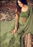 MZ4703 GREEN MAISHA AZARA BRIDAL WEDDING WEAR LEHNGA - Asian Party Wear