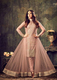 MZ4704 PEACH MAISHA AZARA BRIDAL WEDDING WEAR DRESS - Asian Party Wear