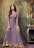 MZ4707 PURPLE MAISHA AZARA BRIDAL WEDDING WEAR DRESS - Asian Party Wear