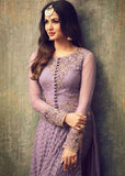 MZ4707 PURPLE MAISHA AZARA BRIDAL WEDDING WEAR DRESS - Asian Party Wear