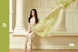 White Pakistani Salwar Suit Embroidered Dress - Asian Party Wear