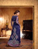 MG20002 Blue Mohini Glamour Wedding Designer Suit - Asian Party Wear