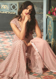 Pink Indian Party Wear Asian Anarkali Wedding Bridal Dress - Asian Party Wear