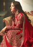 Red Indian Party Wear Asian Anarkali Wedding Bridal Dress - Asian Party Wear