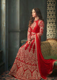 Red Indian Party Wear Asian Anarkali Wedding Bridal Dress - Asian Party Wear