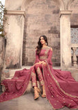 5201 HOT PINK MAISHA ZUAAN WEDDING WEAR DRESS - Asian Party Wear