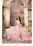 5203 PINK MAISHA ZUAAN WEDDING WEAR GOWN - Asian Party Wear