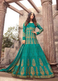 5206 TEAL MAISHA ZUAAN WEDDING WEAR LEHENGA - Asian Party Wear