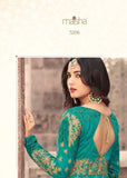 5206 TEAL MAISHA ZUAAN WEDDING WEAR LEHENGA - Asian Party Wear