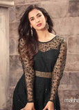 5207 BLACK MAISHA ZUAAN WEDDING WEAR GOWN - Asian Party Wear