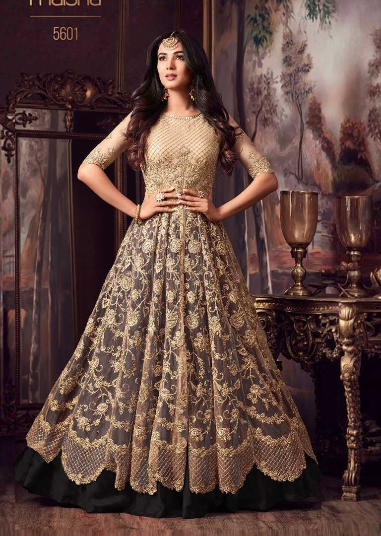 gold asian bridesmaid dresses GOLD HEAVY EMBROIDERED PAKISTANI BRIDAL DRESS