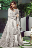 Silver Asian Bridal Pakistani Style Lehenga - Asian Party Wear