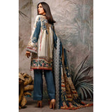 Teal Green Printed Pakistani Designer Salwar Suit - Asian Party Wear