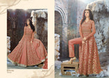 Z18001-H ORANGE ZOYA EMERALD WEDDING DRESS - Asian Party Wear