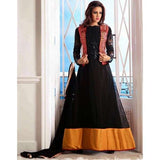 A-1003 Black ANARKALI ARIHANT DRESS - Asian Party Wear