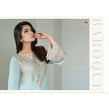 Z7002 LIGHT BLUE DECENT GEORGETTE PAKISTANI STYLE SUIT - Asian Party Wear