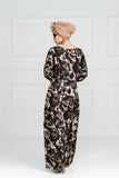 FULL SLEEVE ABAYA IN ABSTRACT PRINTED RAYON WITH PLAIN CUFFS AND ZIP ON FRONT - Asian Party Wear