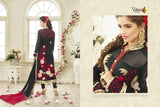 155 BLACK VOLONO TRENDZ PARI DESIGNER SALWAR SUIT - Asian Party Wear