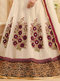 Black & Beige Pakistani Wedding Lehenga - Asian Party Wear