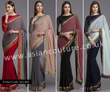 ZACS-864 LATEST TRADITIONAL AND HIGH QUALITY READYMADE SAREES - Asian Party Wear