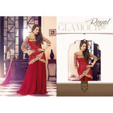 Red Show Stopper 3 Malaika Wedding Wear (MAK-3705) - Asian Party Wear