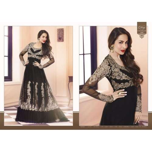 Black Show Stopper 3 Malaika Wedding Wear (MAK-3707) - Asian Party Wear