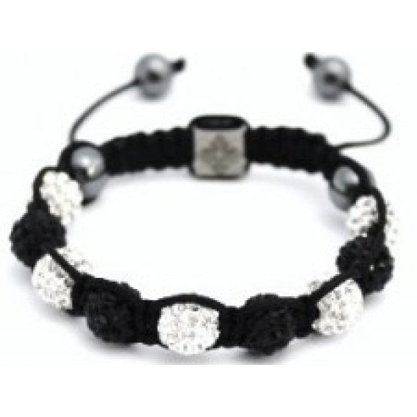 NEW BLACK AND WHITE CHILDREN CRYSTAL BALL BRACELET - Asian Party Wear