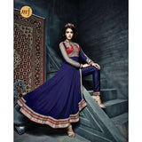 Blue Stunning Hariette Anarkali Salwar Suit 56009 - Asian Party Wear