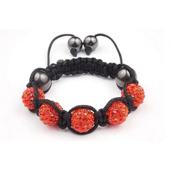 ORANGE CHILDREN CRYSTAL BALL BRACELET - Asian Party Wear