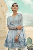 D1810-A SKY BLUE MARIA B LUXURY READY TO WEAR SPRING LAWN SUIT - Asian Party Wear