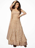 Gold CREAM Priyanka Chopra HEROINE Lime Light Designer Dress - Asian Party Wear