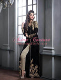 ZM2606 BLACK MASKEEN MAISHA DESIGNER SUIT - Asian Party Wear