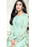 Sea Green Pakistani Designer Salwar Kameez Embroidered Suit - Asian Party Wear