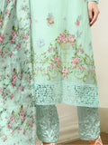 Sea Green Pakistani Designer Salwar Kameez Embroidered Suit - Asian Party Wear