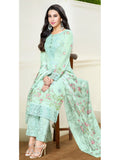 Sea Green Pakistani Designer Salwar Kameez Embroidered Suit - Asian Party Wear