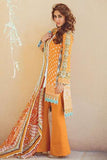 FM03 ORANGE KAREENA KAPOOR STYLISH SPRING SUMMER LAWN SUIT - Asian Party Wear