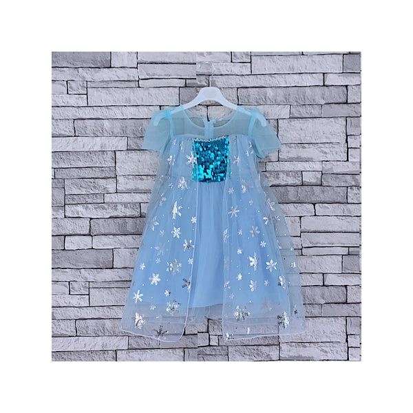 GIRLS B/BLUE SWEETHEART EMPIRE DRESS (2-10 YEARS) - Asian Party Wear