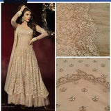 Gold CREAM Priyanka Chopra HEROINE Lime Light Designer Dress - Asian Party Wear