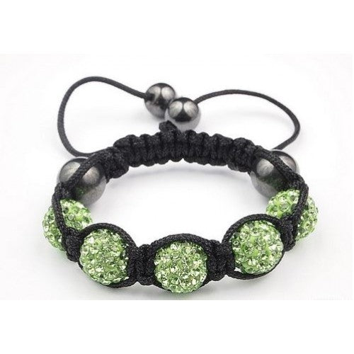 GREEN CHILDREN/KIDS/BABIES CRYSTAL BALL BRACELET - Asian Party Wear