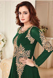 Green Indian Wedding Gown Pakistani Bridal Suit - Asian Party Wear