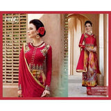 H5402 Fiesta Red HEER KIMORA WEDDING WEAR - Asian Party Wear