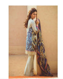 FM05 BEIGE KAREENA KAPOOR STYLISH LAWN SUIT - Asian Party Wear